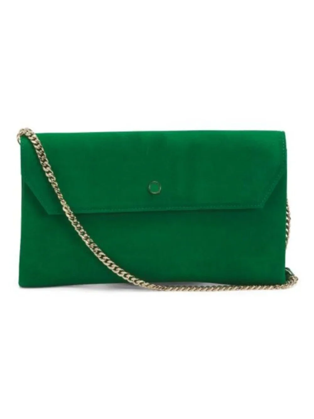 LK BENNETT Made In Spain Suede Dora Clutch